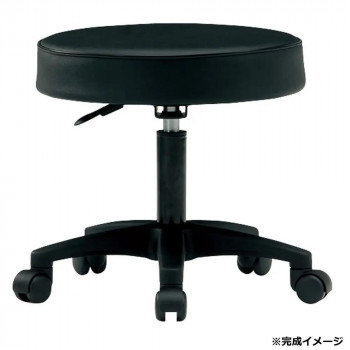 藤沢工業(TOKIO)　作業用チェア　FTY-20 ブラック