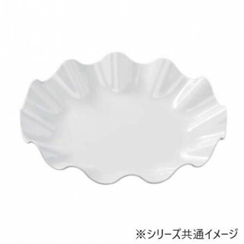 福井クラフト メラミン35糎縮くれる丸盛皿白いこと 51353610