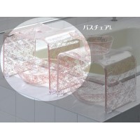 センコー 2階建てバス設備 読みやすいサクラ色 2階建てバス女性議長L サクラ色