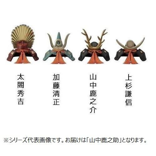 高岡銅器 鉄製置物　豆大兜 山中鹿之助　165-07