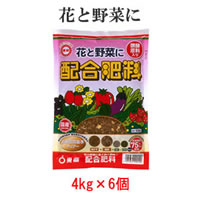 東商　配合肥料　4kg&times;6個｜ライフ＆ビューティ