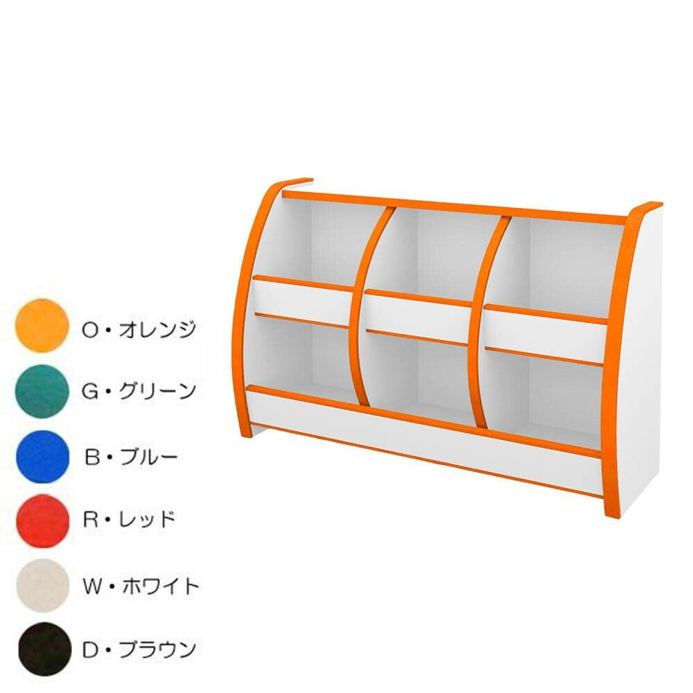知育家具 EVAキッズシリーズ おもちゃばこ レッド R 幅95cm OB-95M
