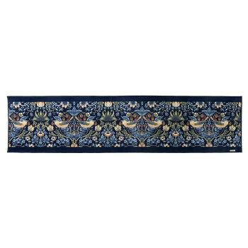 イチゴドロボウ インテリアマット 50×210cm FT1702A B ブルー