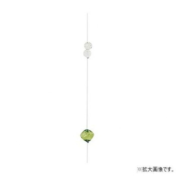 00370420　トーソー(TOSO)　カーテンアクセサリー　ラインドロップA100　グリーン　1本