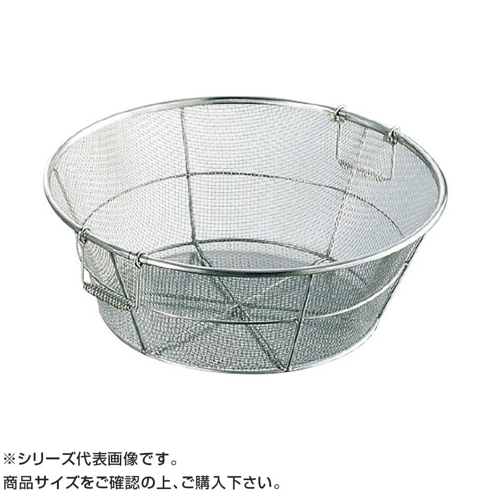 18-8底平揚げザル 荒目 48cm 037035