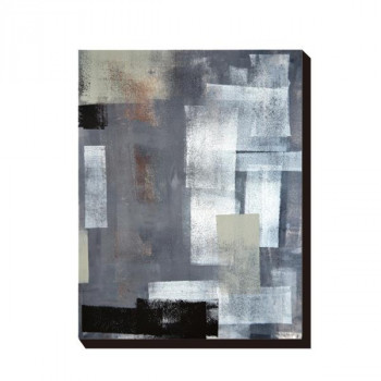 アートパネル T30 Gallery Grey and Green Abstract Art Painting IAP-51599|ライフ&ビューティ