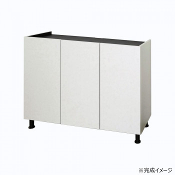 日本製組立家具 リビング収納 キャビネット CO-MD-8511T ホワイト&times;ブラック｜ライフ＆ビューティ