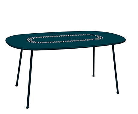 ニチエス フェルモブ ロレットテーブル160×90／21アカプルコブルー