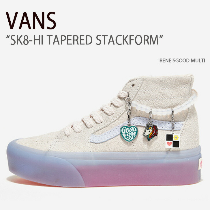 VANS スニーカー SK8-HI TAPERED TRIPPY HEARTS MULTI WHITE スケートハイ VN0A4U16JBW 楽天市場】VANS バンズ スニーカー SK8-HI TAPERED TRIPPY HEARTS