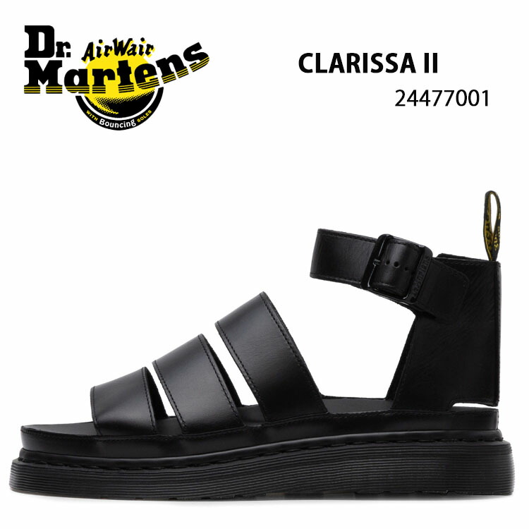 Dr.Martens◇サンダル UK5 BLK 24477001 - サンダル