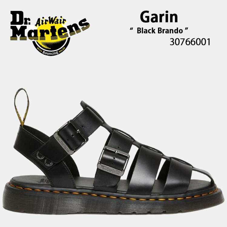 Dr.Martens ドクターマーチン サンダル グラディエーター サンダル Zane Black Brando 30765001 コンフォートサンダル レザー メンズ レディース drm-sd-30766001.jpg