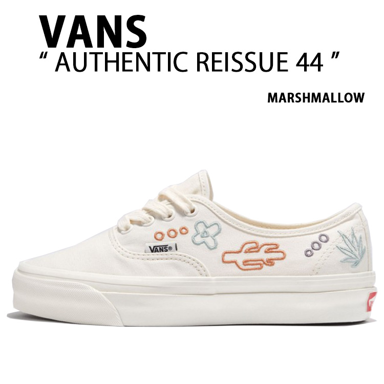 VANS バンズ スニーカー AUTHENTIC REISSUE 44 DESERT FLORAL MARSHMALLOW VN000CW2FS8 オーセンティック リーシュ 44 デザートフローラル マシュマロ メンズ レディース 男性用 女性用