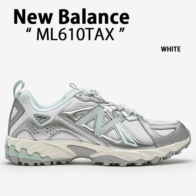 New Balance ニューバランス スニーカー ML610TAX WHITE シューズ ホワイト ランニングシューズ メッシュ NewBalance610 レディース【中古】未使用品