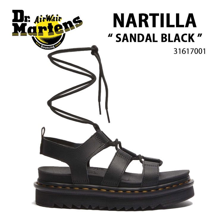 ドクターマーチン グラディエーター サンダル ブラック ドクターマーチン Dr.Martens GARIN サンダル レディース