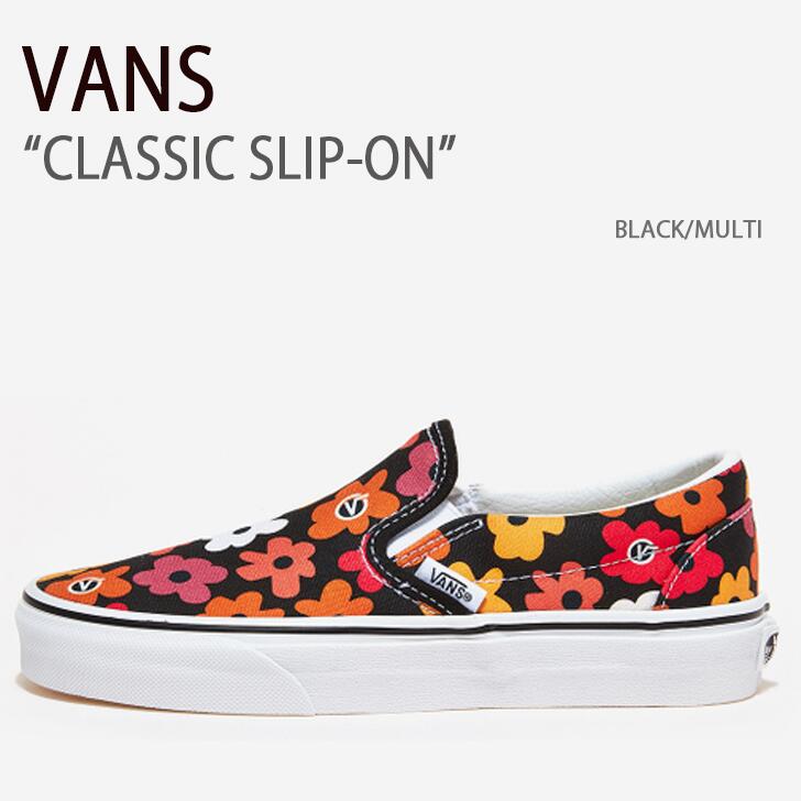 楽天市場】VANS バンズ スニーカー CLASSIC SLIP-ON BLACK MULTI