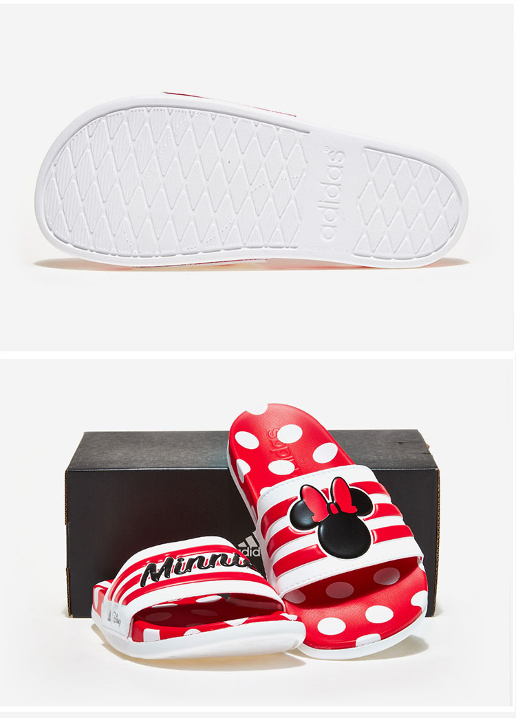 Adidas アディダス Adilette ミニー Gw1060 アディレッタ White サンダル ディズニー Red スリッパ Comfort コンフォート Minnie