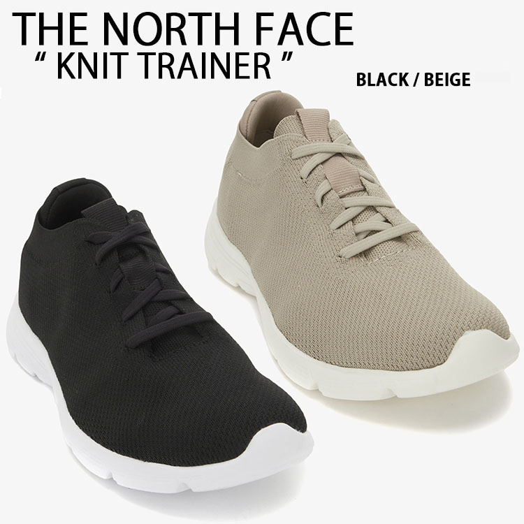 THE NORTH FACE ノースフェイス モックシューズ KNIT TRAINER MOCSHOES ニットスニーカー ニットシューズ スニーカー  スリッポン シューズ ランニングシューズ モック キャンプ ジム ランニング ブラック ベージュ メンズ レディース NS93N09未使用品  【SALE／63%OFF】