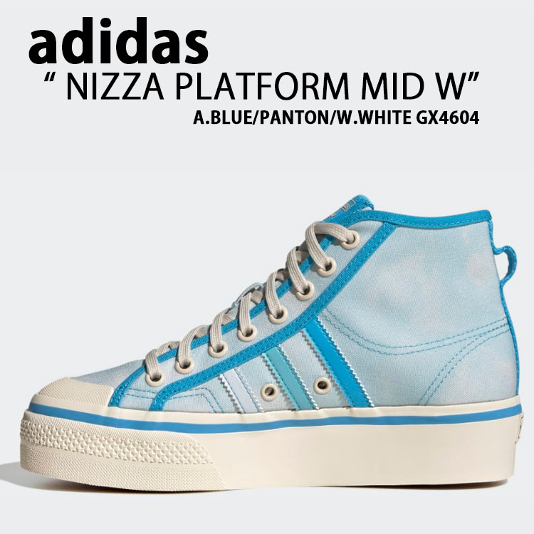 アディダス adidas ニッツァトレック 厚底 ハイカットスニーカー24.5 adidas Originals NIZZA TREK W 
