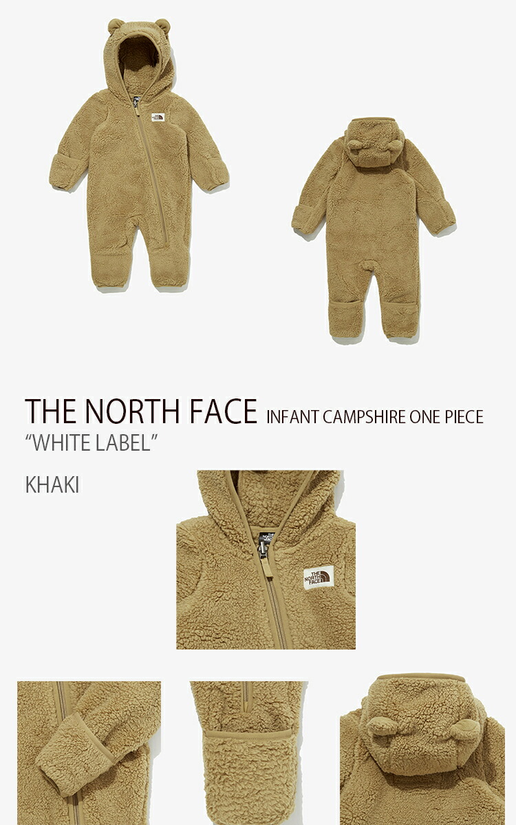 The North Face Infant Campshire One Piece フリース ワンピース ベビー 子供 キッズ カバーオール 耳 ノースフェイス White Label ホワイト カーキ ピンク Nq4fm93s Nq4fm93t Nq4fm93u 中古 未使用品 Alittlepeaceofmind Co Uk