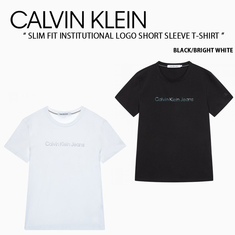 楽天市場】Calvin Klein カルバンクライン Tシャツ MONOGRAM LOGO SLIM