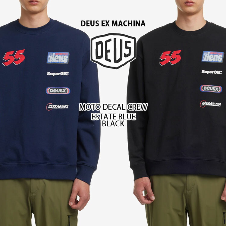 Deus Ex Machina☆RASCO CREW バックプリント スウェットシャツ DEUS EX MACHINA トレーナー スウェット FENDER CREW メンズ