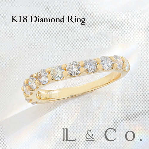指輪・リング-第一ネット ダイヤモンド リング 0.1ct イエローゴールド ...