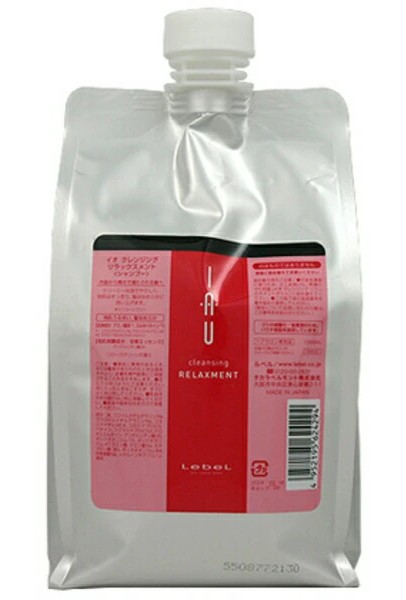 【×5個仕掛ける】ルベル イオ 洗い濯ぎ リラックスメント 1000ml シャンプー リフィル 詰め替え用 かわき切る 不都合 からまり分かりやすい