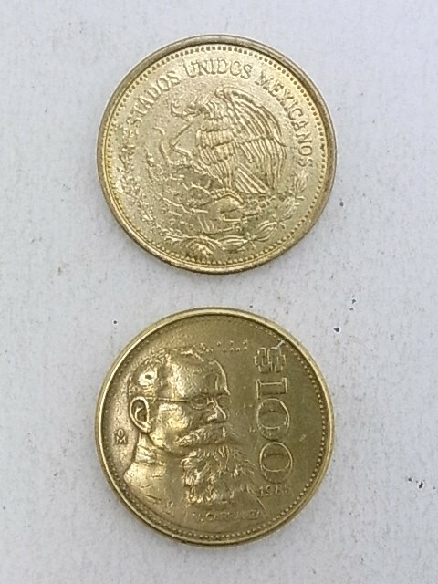 楽天市場】メキシコ 貨幣 100ペソ 年代ランダム VF 外国 硬貨 コイン