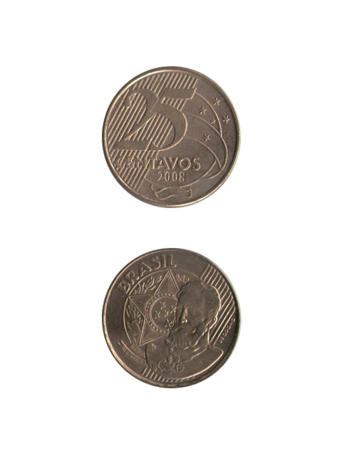 楽天市場】コイン ブラジル 25センタボ 25mm : レザーマニア楽天