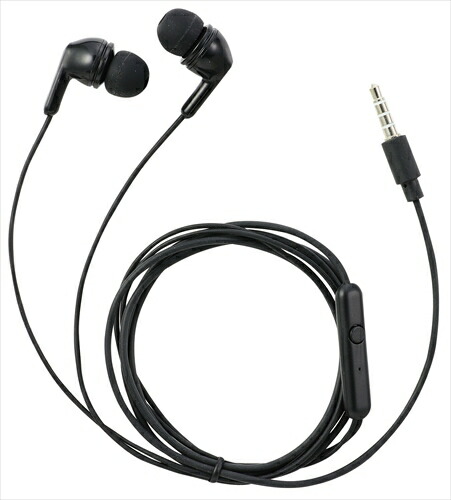 ま取引 楽天市場】カナル型マイク付きイヤホン（イヤーピース付き