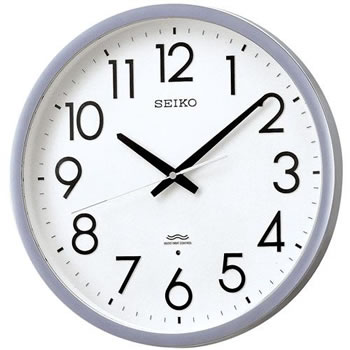 セイコー【SEIKO】電波掛時計 銀色プラスチック枠 KS265S★【KS265S】｜LifeStage Nana！店 15,418円