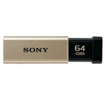ソニー【ポケットビット】64GB USBメモリー USM64GT-N（ゴールド）★【USM64GT-N】