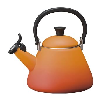 ル・クルーゼ【LE CREUSET】1.6L 湯わかし 唐きび オレンジ色 920002-00-09★【9200020009】