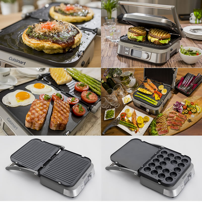 【楽天市場】クイジナート【Cuisinart】マルチグルメプレート たこ焼きプレート付 GR5J★【ホットプレート】：LifeStage