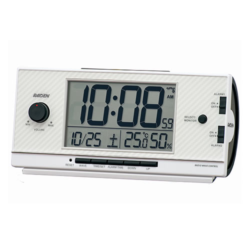 楽天市場】電波 デジタル 時計 セイコー 大音量 NR539W SEIKO ライデン