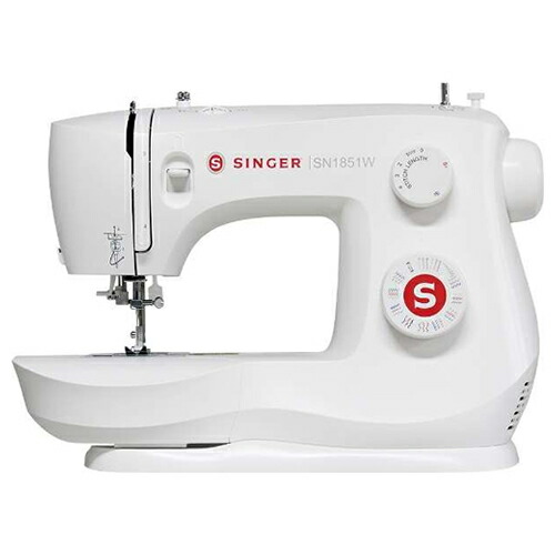 SINGER シンガー 電動ミシン フットコントローラー標準装備 SN1851W 楽天市場】シンガー【SINGER】電動ミシン ホワイト フット