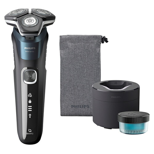 【PHILIPS】PHILIPS-S5889-60 フィリップス ウェット＆ドライ電動シェーバー 5000シリーズ メタリックターコイズブルー 洗浄器クイッククリーンポッド付 【S5889／60】｜LifeStage Nana！店