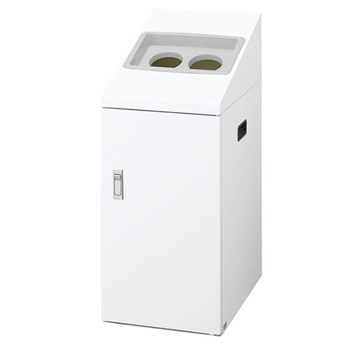 【周囲の状況属具】Y-4903180202065 山崎製作 再利用ボックス席NTI-50 W-2 【YW-502L-ID】 ゴミ箱-インテリア・寝具・収納