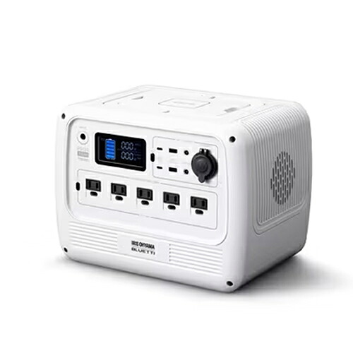 【IRIS】PS720AA-W アイリスオーヤマ ポータブル電源 ホワイト 大容量716Wh 高出力700W ワイヤレス充電対応 USB-A/USB-C対応 給電ポート13口【バッテリー】｜LifeStage Nana！店