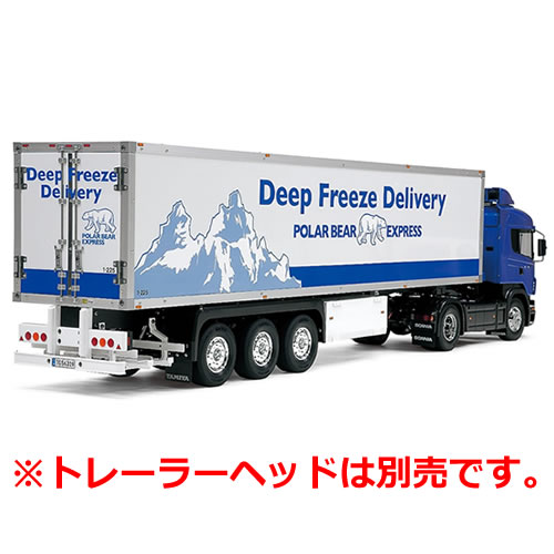 【電動RCビッグトラックシリーズNo19】H-4950344563197 タミヤ 1／14RC トレーラートラック用 3軸リーファー・セミトレーラー ※トレーラーヘッド別売