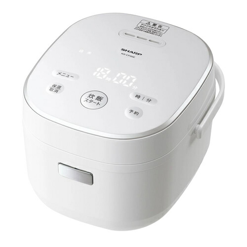 【SHARP】KS-CF05E-W シャープ ジャー炊飯器 3合炊き ホワイト系 【取っ手つき内釜】 10,626円