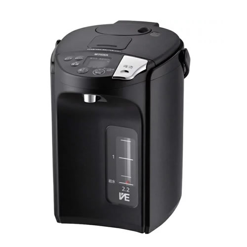 【キッチン家電】PIS-G220KE タイガー 電気ポット 2.2L 蒸気レスVE電気まほうびん アーバンブラック 【PIS-G220-KE】｜LifeStage Nana！店