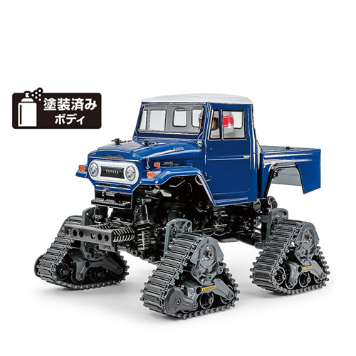 【電動RCカー704】H-4950344587049 タミヤ 1／12 トヨタ ランドクルーザー 40 ピックアップ クワッドトラック（GF-01FTシャーシ） 【ラジコン】