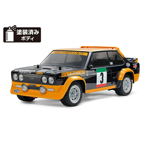 【ラジコン】H-4950344587230 タミヤ 電動RCカーシリーズ No.723 1/10RC フィアット131 アバルト ラリー OLIO FIAT (MF-01Xシャーシ) 【58723】