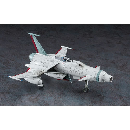 【宇宙海賊キャプテンハーロック】H-4967834647855 ハセガワ 1／72 スペースウルフ SW-190 “対マゾーン戦” w／有紀螢フィギュア 【64785】画像
