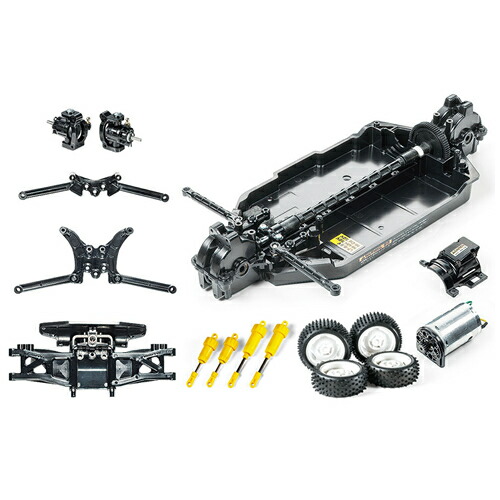 【ラジコン】H-4950344579877 タミヤ セミアッセンブルシリーズ No.7 1/10RC ファーストトライ RCキットTT-02Bシャーシ （ネオスコーチャー ボディ付） 【57987】