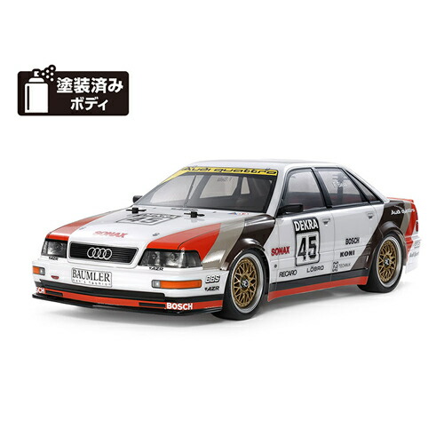 【ラジコン】H-4950344586820 タミヤ 電動RCカーシリーズ No.682 1/10RC 1991 アウディ V8 ツーリング (TT-02シャーシ) 【58682】