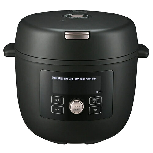 【TIGER】COK-B400-KM タイガー 2.5L 電気圧力鍋 マットブラック TIGER COOKPOT タイガークックポット 自動調理なべ 【1台11役の調理レパートリー】