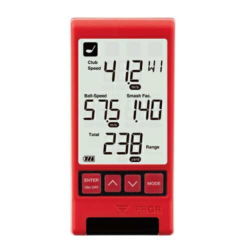【プロギア】GM044 PRGR マルチスピード測定器 レッドアイズポケット RED EYES POCKET HS-130 【ゴルフ用品】