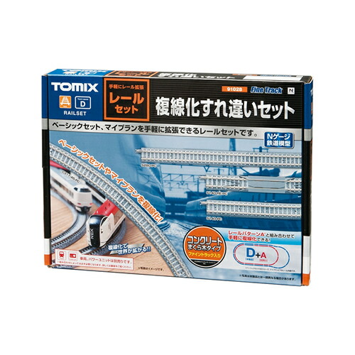 【TOMIX】H-4543736910282 トミックス レールセット複線化すれ違いセット(レールパターンD) Nゲージ 【91028 （車両・パワーユニット別売）】